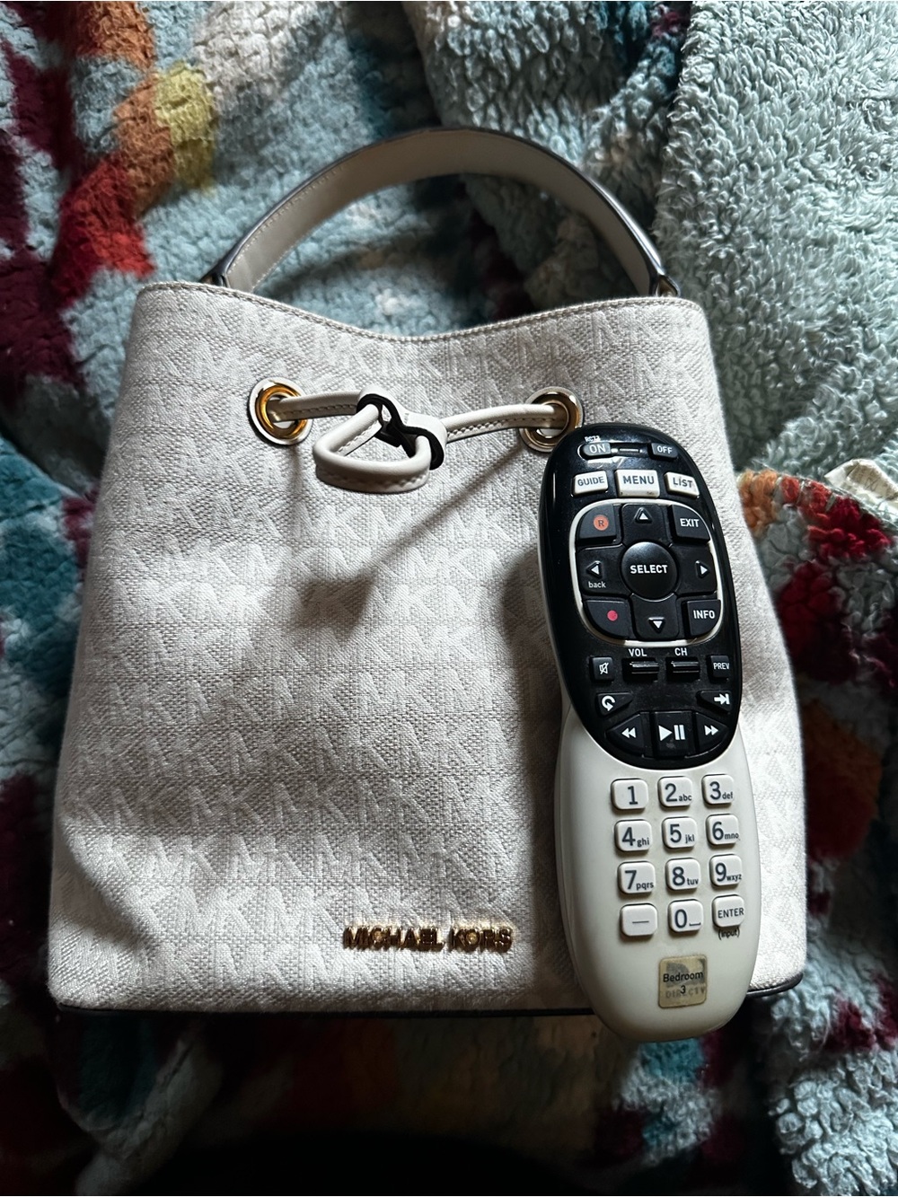 Michael Kors Drawstring Mini Bucket Bag